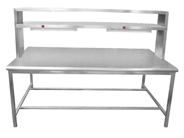 不锈钢器械检查打包台（双面无抽）