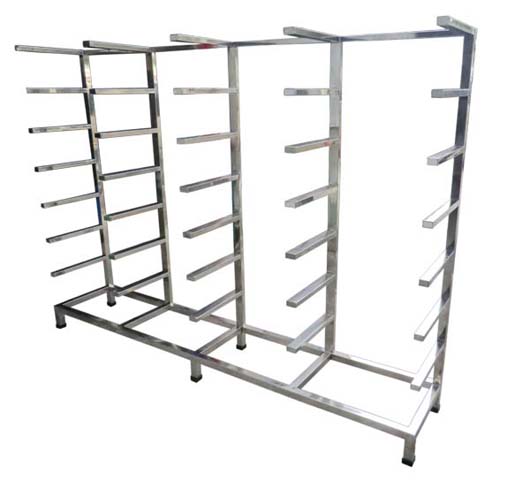 单列灭菌篮筐存放架(可放28只）